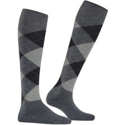 Calzini alti al ginocchio Burlington Queen - Grigio melange