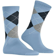 Calzini Burlington Rib Court - Blu cristallo