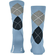 Calzini Burlington Rib Court - Blu cristallo