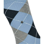 Calzini Burlington Rib Court - Blu cristallo