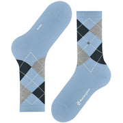 Calzini Burlington Rib Court - Blu cristallo