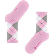 Calzini Burlington Rib Courtside - Rosa sportivo