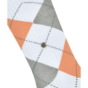 Calzini Burlington Rib Courtside - Bianco/Arancione