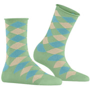 Calzini corti Burlington Sandy - Verde tranquillo