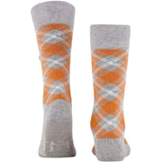 Calzini Burlington Tartan - Grigio Erica