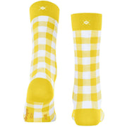 Calzini Vichy Burlington - Giallo Tramonto