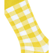 Calzini Vichy Burlington - Giallo Tramonto