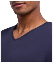 T-shirt Falke Daily senza cuciture con scollo a V - Midnight Navy