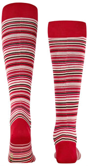 Calzini alti al ginocchio Falke Microblock - Rosso geranio