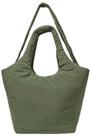 Borsa a tracolla Taslon media Roka Oxford - Verde oliva