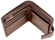 Portafoglio bifold Dents Aire Coin - marrone cioccolato