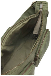 Borsa a tracolla multitasche Hindbag Emile - verde oliva