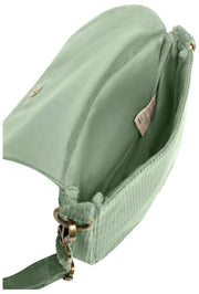Borsa a tracolla Hindbag Margault - Velluto verde menta