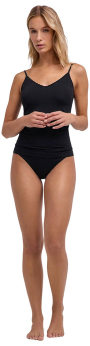 Top spaghetti senza cuciture Falke Daily - nero