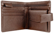 Portafoglio bifold Dents Aire Coin - marrone cioccolato