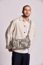 Borsa a tracolla multitasche Hindbag Emile - Tiger Ecru