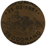 Portafoglio in cashmere Floriana Laser Campomaggi - Verde militare