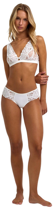 Bralette a triangolo Falke Delicate Touch - Avorio