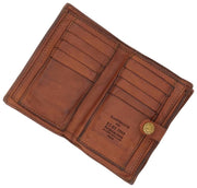 Borsa in tessuto Campomaggi Pisa Ornella - Cognac Tan