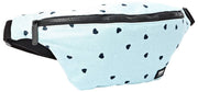 Marsupio Roka Mill Hill in tela di cotone - Stampa cuore blu