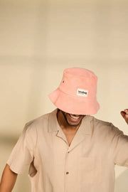 Cappello da pescatore Hindbag Bob Terry - rosa corallo
