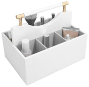 Organizer per cosmetici classico Stackers - Ciottolo bianco
