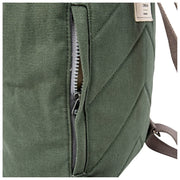 Zaino Roka Hampton piccolo in tela di cotone - verde salice