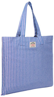 Borsa tote Oxford a righe Superdry & Co - Broker Navy/Righe rosa