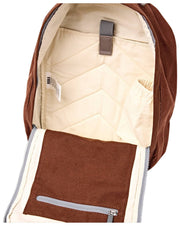Zaino Roka Hampton piccolo in tela di cotone - Lindt Marrone