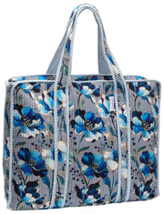 Borsa tote in velluto Serendipity Elie Beaumont - Orchidea argento