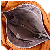 Borsa a tracolla Roka Oxford Taslon media - Arancione Digione