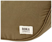 Borsa a tracolla Roka Farringdon Taslon - Marrone muschio
