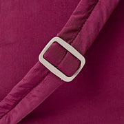 Borsa a tracolla Roka Oxford Taslon media - Rosso Merlot