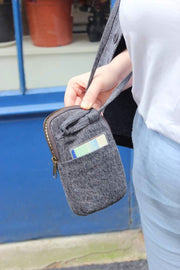 Borsa per telefono Hindbag Bill - grigio denim