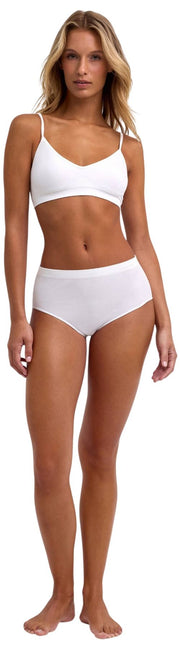 Bralette bustier senza cuciture Falke Daily - bianco