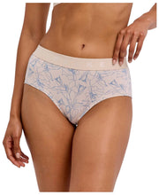 Slip a vita bassa Falke Daily Comfort Print, confezione da 2 - Beige/Blu