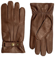 Guanti in pelle di daino Dents Whitchurch - Marrone noce