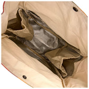 Borsa per il pranzo in tela di cotone Roka Hampstead - Multi righe sbiadite