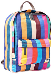 Zaino Roka Hampton piccolo in tela di cotone - Ampio multirighe
