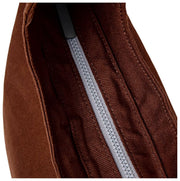 Borsa a tracolla grande in tela di cotone Roka Hoxton - Lindt Marrone