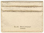 Portacarte Elie Beaumont Heart - Oro/Blu scuro