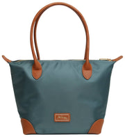 Borsa tote media Alice Wheeler London Shoreditch - Verde acqua