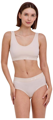 Bralette a bustino in confezione da 2 Falke Daily Comfort - blu/beige