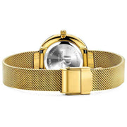 Orologio da polso Amelia dal design danese - Oro ondulato