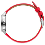 Orologio da polso Elvsten dal design danese - rosso