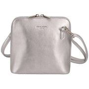 David Jones Small Dome Crossbody Bag - Silver