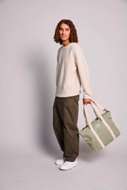 Borsa tote piccola Cesar Hindbag - verde argilla