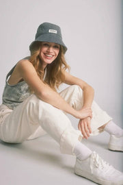 Cappello da pescatore Bob Hindbag - Grigio denim