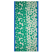 Dents Abstract Floral Print Lightweight Scarf - Green