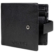 Portafoglio bifold Dents Aire Coin - nero
